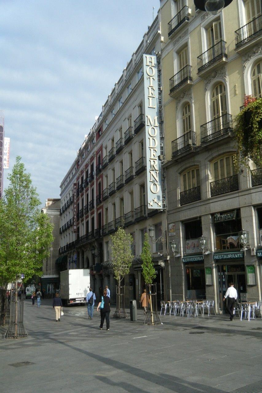 Hotel Moderno Puerta del Sol Madrid Exterior foto