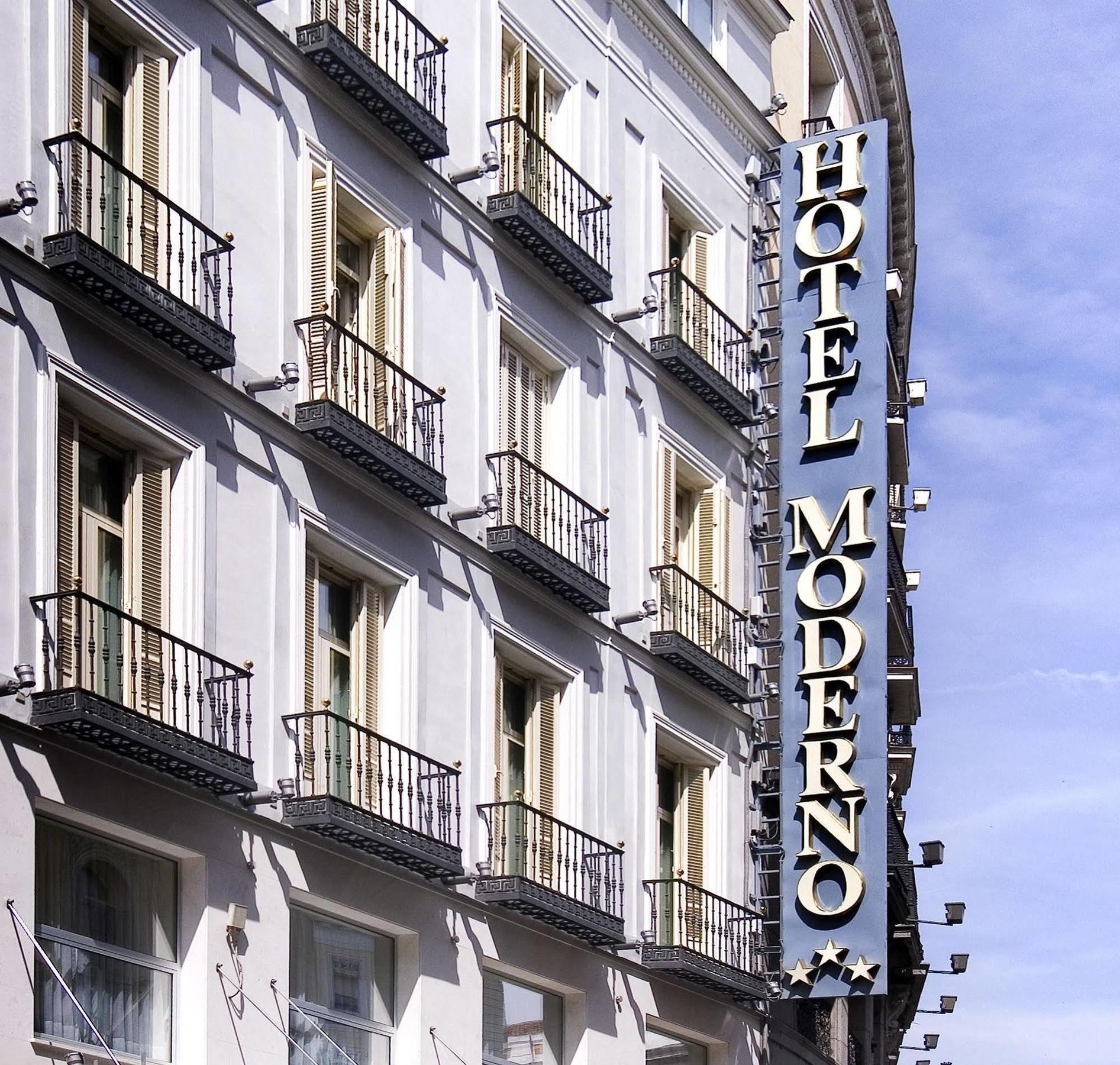 Hotel Moderno Puerta del Sol Madrid Exterior foto